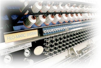 Filomatic Thread dectection system on TEC Multineedle quilting machine